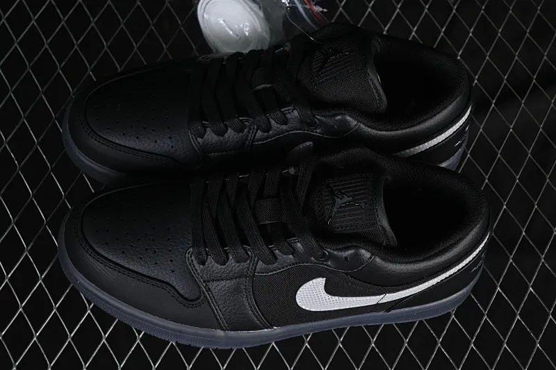 All categories Air Jordan Jordan series basketball shoes Air Jordan 1 Low Air Jordan 1 Low AJ1 Joe 1 black and white canvas leather low-top cultural basketball shoes HV5968-001